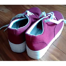 Zapatillas Converse Oofy Bordo Nº 37 Usa Size 6.5 Uk Caba