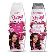 Kit 1 Shampoo E 1 Cond Darling Tília 350ml O Mais Cheiroso