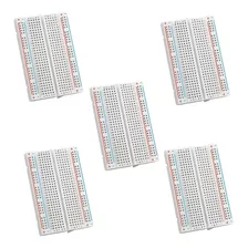 5 X Protoboard Breadboard 400 Pontos Furos Pinos