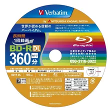 50 Mídias Blu-ray Bd R 50gb Verbatim Original Importada