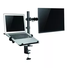 Brazo Soporte Doble Para 1 Portatil Y 1 Monitor