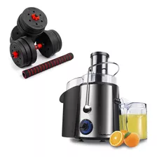 Combo: Extractor De Jugos 850 Watts + Mancuernas Pesas 20kg