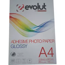 Papel Fotográfico Adesivo Glossy 115g A4 ( 100 Folhas )