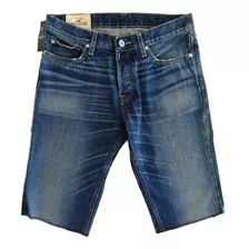 Bermudas Hollister Skinny Hombre Denim Flex De Saldo T 32