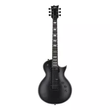 Guitarra Elétrica Ltd Ec Series Ec-256 De Mogno Black Satin Com Diapasão De Jatobá Assado