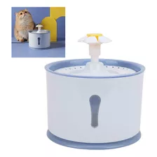 Bebedero Fuente De Agua Led Perros Gatos Automatico 2.4l