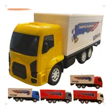 Miniatura Caminhão Com Baú Funcional Ford Cargo Diverplas