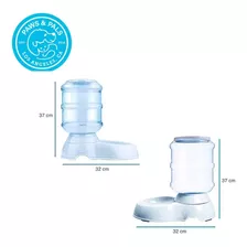 Bebedero Dispensador De Agua Para Mascotas 3.8 Litros Color Blanco