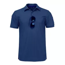 Playera Deportiva Licra Con Spandex Lisa Táctica Solapa Polo