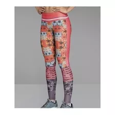 Calça Legging Print Lupo Floral - Coral -