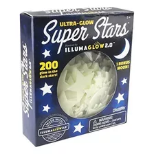 Ultra Glow In The Dark Stars; 200 Count W / Bonus M