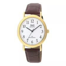 Reloj Para Hombre Q&q C150j104 C150j104y Marrón