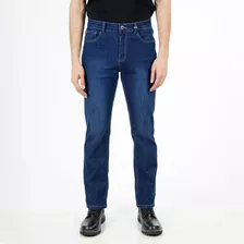 Jeans Hombre Ellus Straight Basic Mid Cinco Bolsil