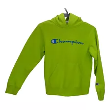 Blusa De Moletom Com Capuz - Champion - Verde - Original