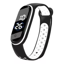 Pulsera De Reloj Digital Para Hombre Mujer Deporte Silicona