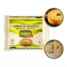 Farinha Mandioca Branca Grossa Premium 500g Marpa Alimento