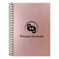 Caderno Colegial Profissões Rosê Gold 20 Matérias