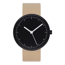 Reloj Pulsera A1 Negro & Beige Luumu / Diseño Argentino