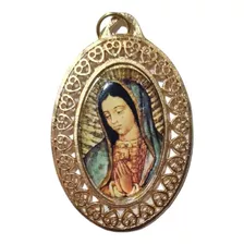 Abalorio Medalla Virgen Guadalupe 3.3 X 5cm, 5 Piezas