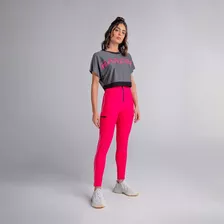 Calça Legging Enfim Feminina Com Bolsos Fitmax New - Rosa