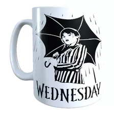 Tazón Taza Diseño Merlina Addams Wednesday Paragua