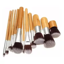 Brochas Maquillaje Madera Set De 1 - Unidad a $4091