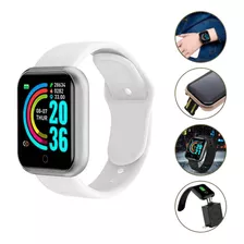 Smartwatch D20 Y68 Y68 1.3 Silicona Negro Rosado Blanco