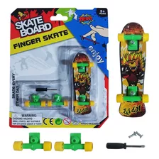 Skate De Dedo Brinquedo Radical Com Acessórios Para Manobras