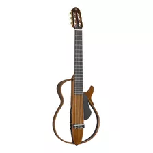 Guitarra Electroacústica Yamaha Slg200nw Para Diestros Ébano Brillante