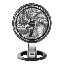 Ventilador De Mesa Bvt410p Turbo Preto Britânia 220v Cor Das Pás Cinza