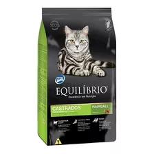 Alimento Equilibrio Gatos Castrados Hairball 7.5kg. Np