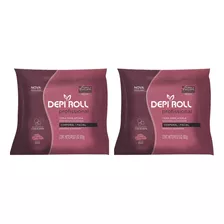 Kit Com 2 Cera Depilatória Quente Depiroll Rosa 500g