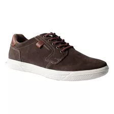 Zapato Tenis Gamuza De Cuero Pegada 05040 - Region Sur Store