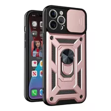 Case Protector Lente De Camara iPhone 12 Pro Max Rosado