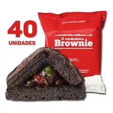 40 Brownies De M&m's - O Verdadeiro Brownie