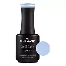 Esmalte Para Uñas Gel Semipermanente Pink Mask Celeste Cielo