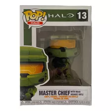 Funko Pop 13 Master Chief Halo Infinite Spartan 117 Ma40 Rif