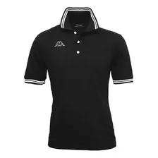 Logo Tape Camiseta Maltax 5 Mss Negra Polo Hombre Kappa Kapp