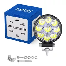 Kit 4 Farol De Milha Led 27w 9-60v Auxiliar Offroad Caminhão