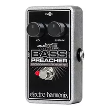 Pedal De Efecto Electro-harmonix Bass Preacher Plateado