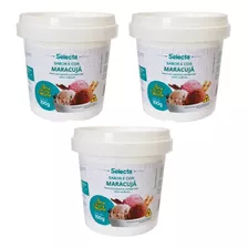 03 Base Sabor Fabricação Sorvetes Geladinhos Vários Sabores