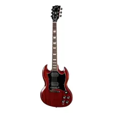Guitarra Elétrica Gibson Modern Collection Sg Standard De Mogno Heritage Cherry Laca Nitrocelulósica Com Diapasão De Pau-rosa