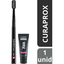 Escova Curaprox Cs5460 Black Is White + Creme Dental