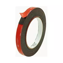 3m Scotch 5952 Vhb Tape: 1/2 PuLG. X 15 Pies (negro)