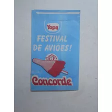 Pacote Lacrado - Figurinhas Yopa - Festival De Aviões - 1982