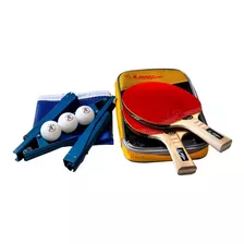 Set Ping Pong Giant Dragon 2 Paletas 3 Star + Red + Pelotas 