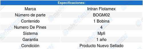 Bobina Ignicion Comercial Chassis 5.7l V8 91/94 Intran Foto 3