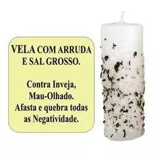 Vela Com Arruda E Sal Grosso