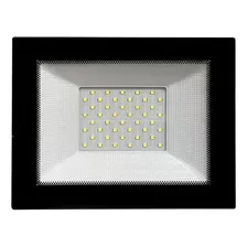 Foco Led Liper 50w Luz Fría Para Interior Y Exterior Carcasa Negro Luz Negro