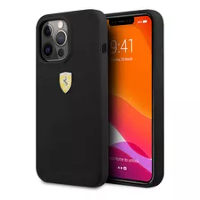 Protector Ferrari Para iPhone 13 Pro Case Negro